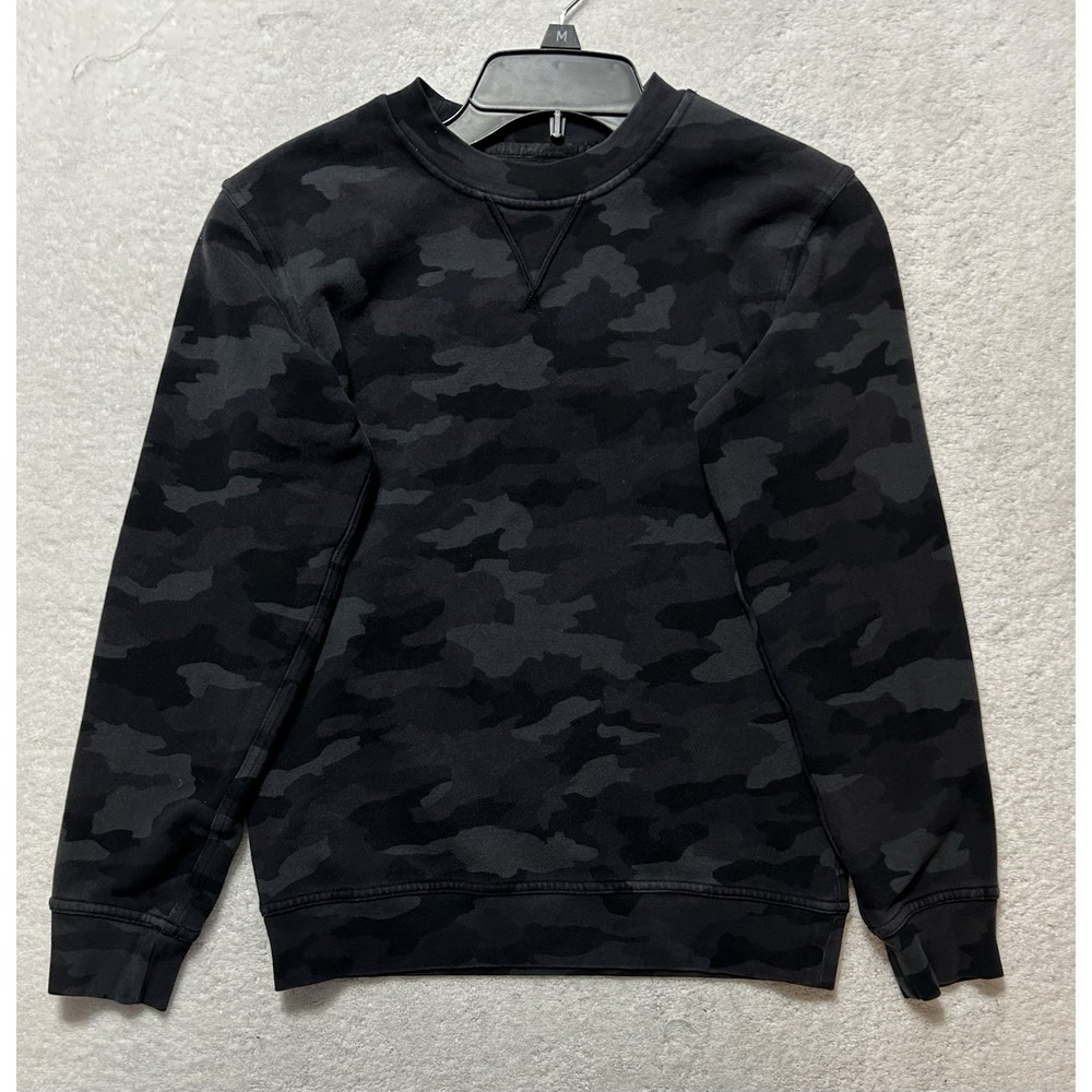 Lululemon Womens Size 6? Black Camo Long Sleeve All Yours Sweatshirt (U1)